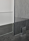 SHOWER CORNER INFINITY LACE COMBI DOOR/WALL 80X80 BLACK