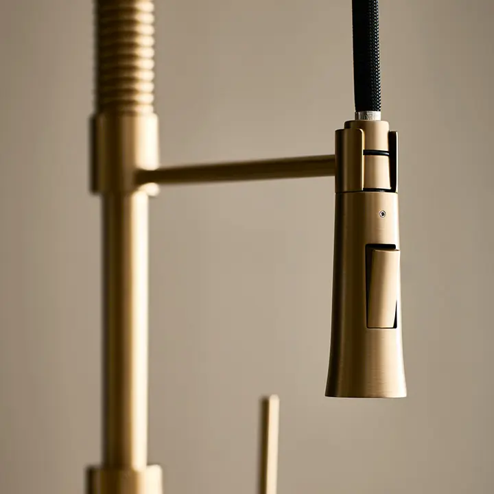 Kitchen mixer Hafa Dine brass