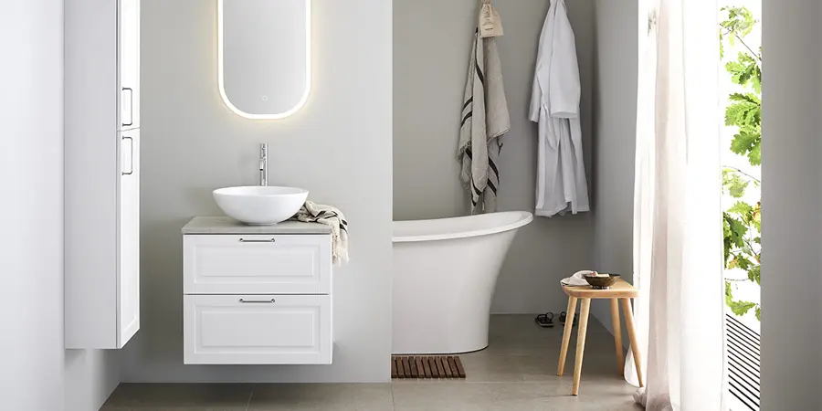 Bathroom furniture Hafa Grace white 600 with mirror Store