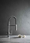 KITCHEN FAUCET DINE CHROME WITH DISHWASH VALVE