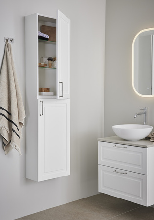 High Cabinet Store Compact Grace Softclose White