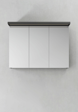 MIRROR CABINET STORE LEDPROFILE ANTHRACITE 1000