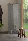 SHOWER WALL INFINITY LACE 80 BRASS