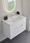 WASHBASIN ON SOFT 600 WHITE MATTE