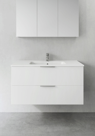 Vanity Unit Shape White 1000