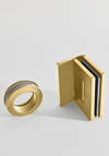 SHOWER DOOR INFINITY 100 BRASS