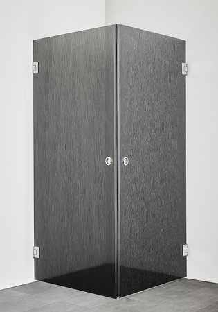 Shower Corner Infinity Lace 80X80 Chrome