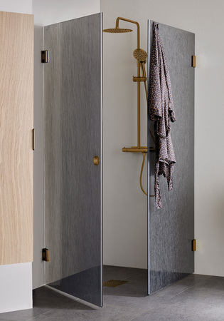 Shower Corner Infinity Lace 80X90 Brass