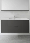 VANITY UNIT SHAPE 1200C ANTRACIT WITH BASIN