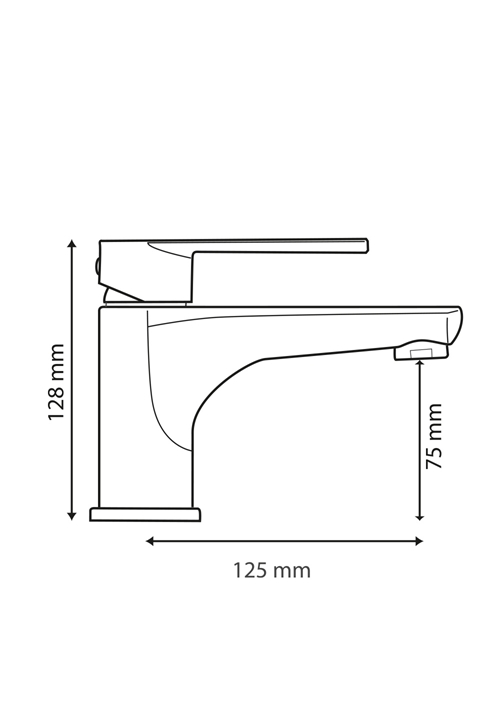 MIX BASIN MIXER CHROME