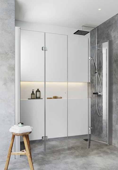 NICHE SHOWER DOUBLE FOLD IGLOO PRO 70X90 CLEAR