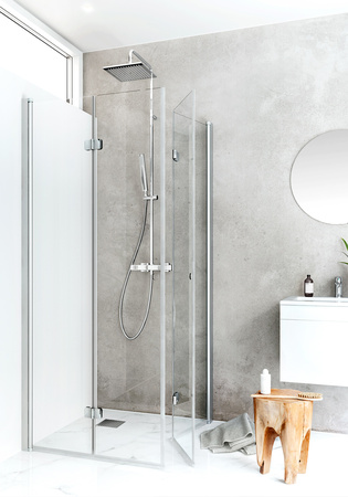 Shower Corner Igloo Pro Fold 70X70 Clear