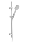 SHOWER SET GAIA ECO STAINLESS STEEL HOSE CHROME