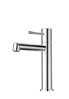 BASIN MIXER SHAPE LOW CHROME