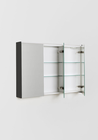 Mirror Cabinet Shift Anthracite 1000