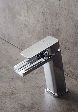 FLOW BASIN MIXER CHROME