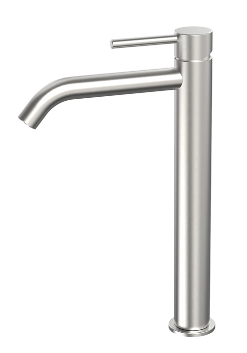 BASIN MIXER WIND HIGH SS BRUSHED