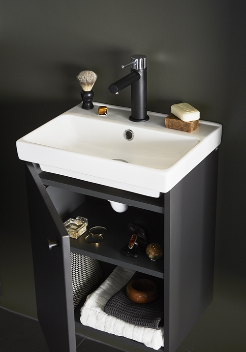 UNDER CABINET NEAT DOOR WITH BASIN ANTHRACITE 420