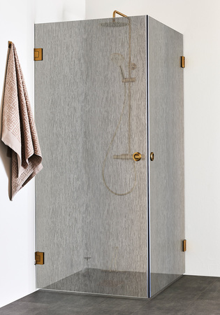 Shower Corner Infinity Lace 80X80 Brass