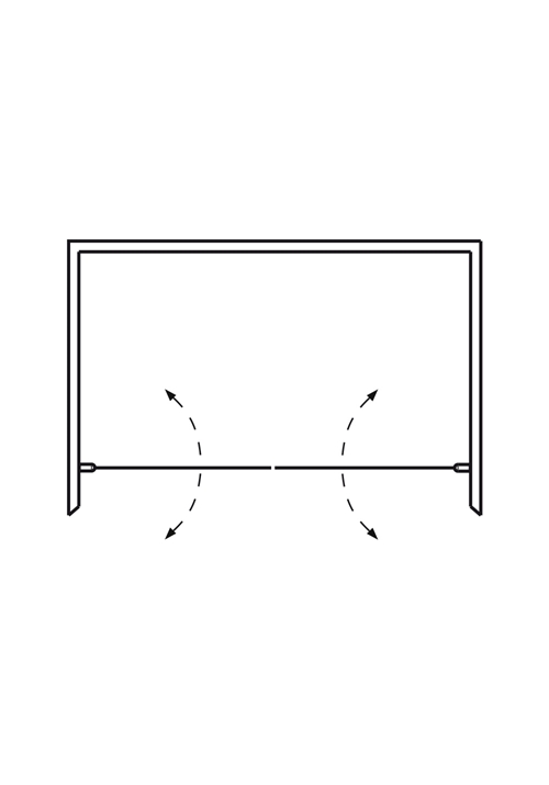 NICHE SHOWER DOUBLE IGLOOPRO 9X10 CLEAR N