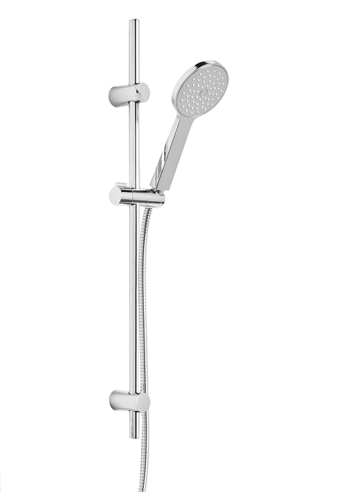 SHOWER SET GAIA ECO STAINLESS STEEL HOSE CHROME