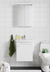 Life 500 Compl With Mirror Cabinet White With Door