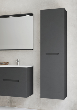 High Cabinet Store Sun Softclose Anthracite