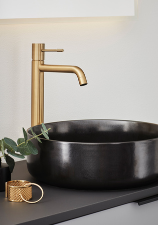 Basin Mixer Fine High Brass