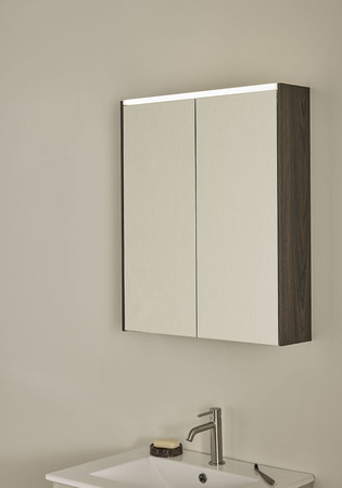 Mirror Cabinet Shift Brown Oak 500