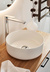  Circle Washbasin White Matt