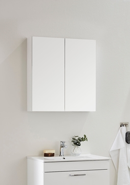 GO MIRROR CABINET 600 WHITE