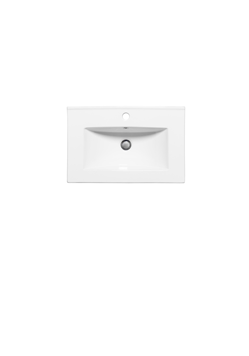 VANITY UNIT SHAPE 600 WHITE WITH BASIN