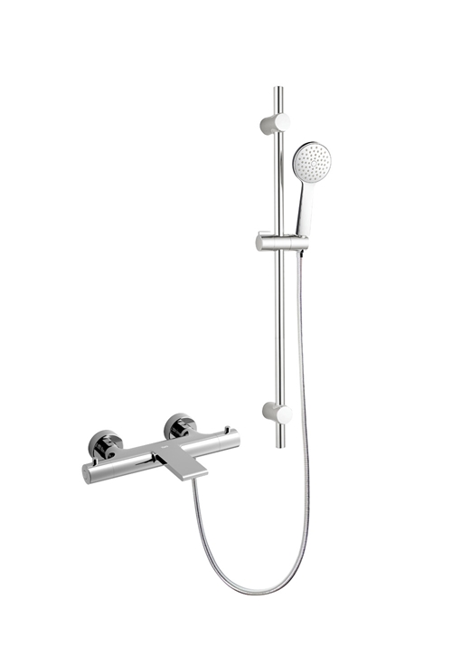 SHOWER SET GAIA ECO WITH BATHTUB MIXER TIDE CHROME CC150