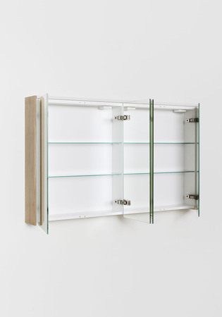 Mirror Cabinet Shift Light Oak 1200D