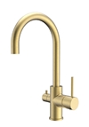 KITCHEN FAUCET BOW BRASS WITH DISHWASH VALVE