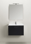 VANITY CABINET GO 1 DRAWER WITH BASIN BLACK 600