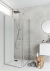 Igloo Pro Corner shower / Shower niche Clear glass 80x80