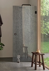 SHOWER DOOR INFINITY LACE 80 BLACK