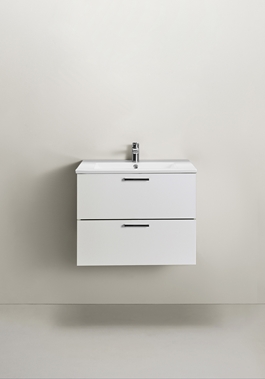 VANITY CABINET GO 2 DRAWERS WHITE 600