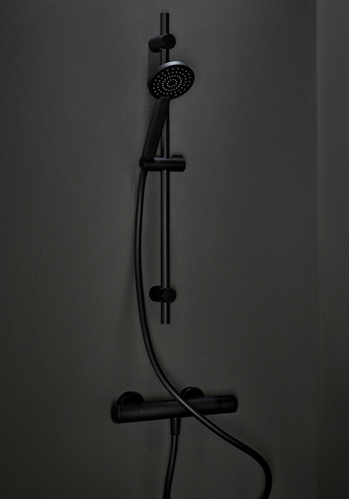 SHOWER SET GAIA ECO BLACK MATT