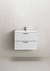 UNDER CABINET GO 2 DRAWERS WHITE 500 WITH BASIN
