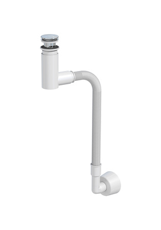 Drain Assembly With Bottom Valve Easy Clean Chrome