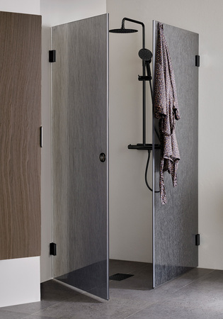 Shower Corner Infinity Lace 80X90 Black