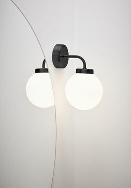 LAMP GLOBE BLACK MATTE