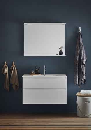 Under Cabinet Style 1000 White With Basin
