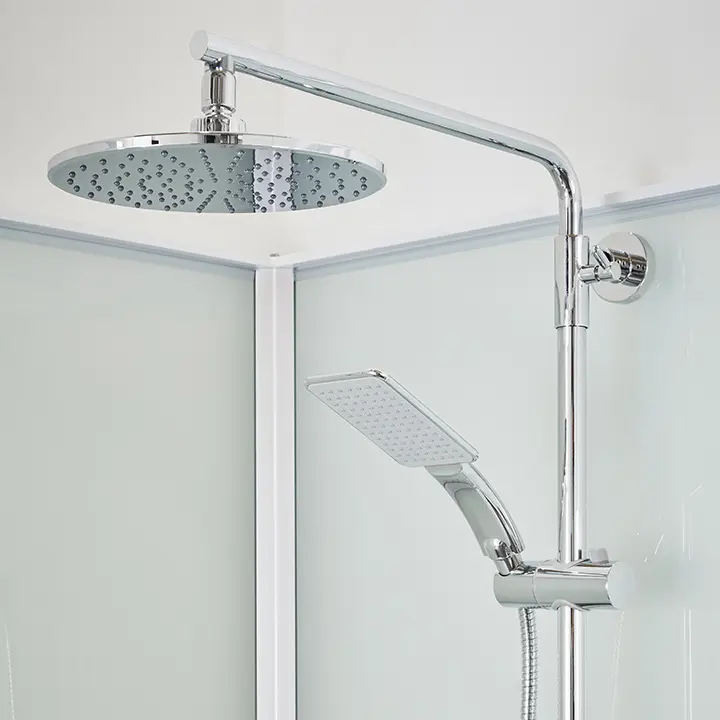Breeeze shower cubicle with overhead shower