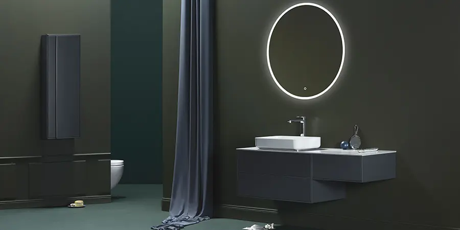 Bathroom furniture Hafa Edge anthracite