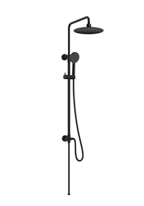 SHOWER SET GRACE Ø200MM BLACK