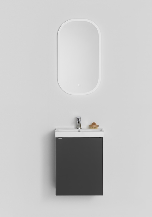 UNDER CABINET NEAT DOOR WITH BASIN ANTHRACITE 420