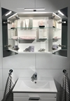 GO 600 COMPL WITH MIRROR CABINET BLACK